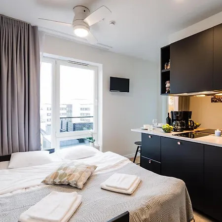 아파트 Thomas' - Trendy, & Balcony 탈린